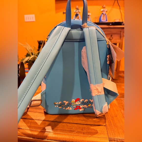 Loungefly The Smurfs Smurfette Figural Mini Backpack NWT main image 5